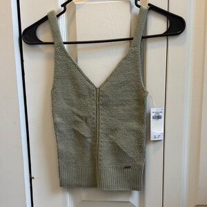 Abercrombie & Fitch Sage Green Knit Camisole